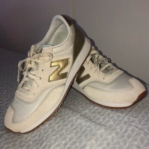 New Balance Sneakers -Gold Accents